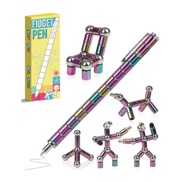 Stocking Stuffers for Teens Boys Girls Fidget Pen, Gifts for Kids Mens Him Husband Magnetic Pen Fidget Toys Adults Unique Christmas Fun Birthday Gag Gift Ideas Cool Stuff Gadgets for Young Teenage