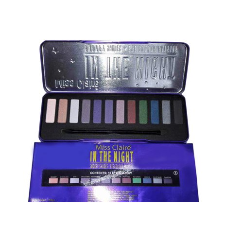 Miss Claire IN THE NIGHT Smokey Shades 12 Color Eyeshadow Palette (Set 3)
