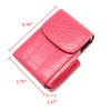 Boshiho PU Leather Cigarette Case with Lighter Holder Tobacco Pouch Best Gift for Men Women (Hot Pink)
