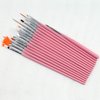 20 Pieces Nail Art Brushes with 1 Piece Nail Palette Nail Tips Natural Nail Supplies Nail Palette Nail Polish Palette Manicure Design Tools