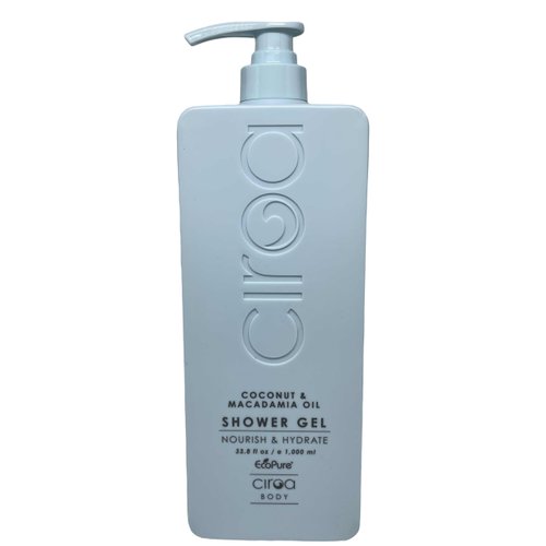 Coconut And Macademia Oil Shower Gel, Nourish And Hydrate 33.8 fl oz / 1,000 ml Ciroa Body