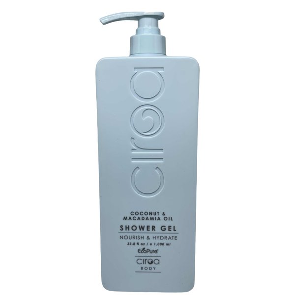Coconut And Macademia Oil Shower Gel, Nourish And Hydrate 33.8 fl oz / 1,000 ml Ciroa Body