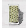 Mod Dots/Stripes Green/Choco Dots Crib Fitted Sheet