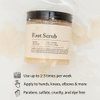 FootFitter Foot Scrub – Exfoliating Natural Sea Salt Based Feet & Dry Skin Scrub – Sweet Vanilla (11.2 oz.)