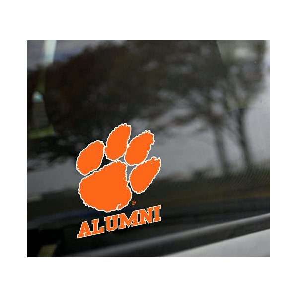 Clemson Tigers CLEMSON ALUMNI Vinyl Decal Car Truck Clemson Sticker