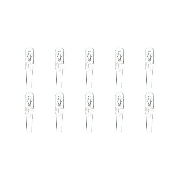 CEC Industries #168E Bulbs, 14 V, 4.9 W, Wire Terminal Base, T-3.25 shape (Box of 10)