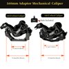RUJOI Bike Disc Brake Kit, Aluminum Front and Rear Caliper, Full Aluminum Alloy Bicycle Brake Lever, 160mm Rotor, Mechanic Tool-Free Pad Adjuster for Road Bike, Mountain Bike