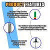 Car Tire Tread Depth Gauge, Tire Tread Gauge Color Coded, Professional Tire Thread Depth Meter Tool in 32nds, Suitable for Most Car Models (1 PCS)