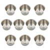 Game Table Cup Holder Insert - 10Pack Stainless Steel Medium Size Drink Cup Holder, Poker Table Cup Holders for Casino Table, Game Table, Sofa, Boats, Bench, Desk, RV Cars & Trucks