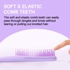 RHOS Hair Brush for Women,Men and Kids-Detangler Brush for Curly,Thick,Short,Thin Hair,Wet Dry Detangling Hair Brush for Smoothing,Anti Breakage-Hair Brush without Ball Tips(Purple)