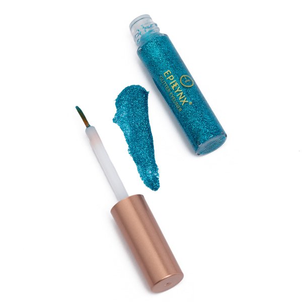 EPILYNX by Dr. Liia Hypoallergenic Eyeliner, Glitter Liquid Eyeliner I Gluten Free and Vegan for Sensitive Skin (8: Blue)