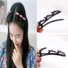 Sparkling Crystal Stone Braided Hair Clips,4Pcs Flower Duck Billed Hair Clips Braided Hair Clips For Women Colorful Alligator Clips For Hair.