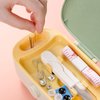 Sewing Kit, Portable Travel Sewing Kit for Adults, Needle and Thread Kit Plastic Sewing Box Small Sewing Kit Sewing Accesories and Supplies