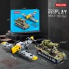 WW2 Military Toy Building Block Set, Compatible with Lego, Create The Karl Giant Mortar Tank and BF109 Fighter Plane, Perfect Military Toy Gift for Boys, and Teens Aged 8-14 (1015 Pieces)