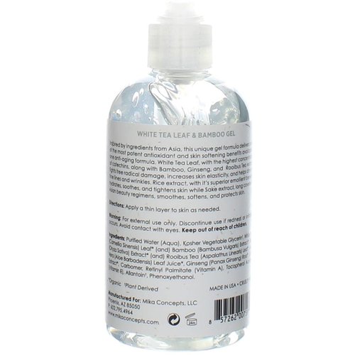 MIKA NATURALS White Tea & Bamboo Gel (8 oz.)