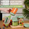 Haakaa Glass Baby Food Storage Container with Silicone Lid – 4pc 4 x 7oz,Premium Lab-Quality Borosilicate Glass, Plastic-Free, Freezer, Microwave & Ovensafe.