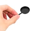 3 Pcs Dollhouse Miniature Frying Pan Mini Kitchen Tableware Dining Accessory Miniature Furniture Fairy Garden Decoration (Black)