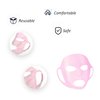 Ideal Swan 4 Pack Reusable Silicon Anti Mask - Wrinkle Silicone Face Mask Holder for Sheet Masks, Moisturizing Facial Mask Cover, Prevent Evaporation, Beauty Face Tool