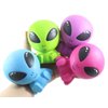 12 - Bright Alien 4.25" Squishy Slow Rise Foam - Scented Sensory, Stress, Fidget Toy Memory Foam Expands (Bulk - 12 Aliens (1 Dozen))