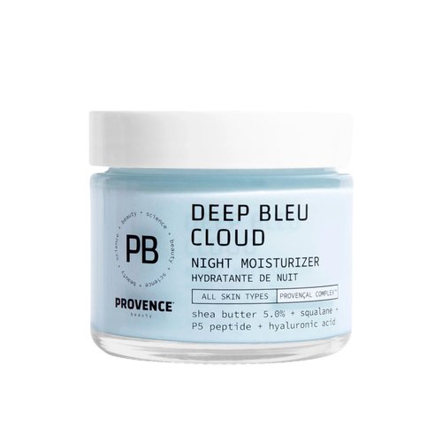 Provence Beauty Deep Bleu Cloud Night Moisturizer – Hydrating Night Moisturizer for Face – Nighttime Moisturizer for Face Cream