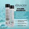 KERAGEN - Volumizing Shampoo for Fine Hair with Keratin, Collagen and Organic Oils, Sulfate Free, 10 Oz