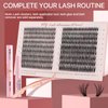 Pretty memory 360Pcs Individual Cluster Lashes 30D+40D Cluster Eyelash Extensions 10-16mm False Mink Eyelashes DIY Lash Extensions(C Curl）