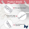 15 Pieces Rhinestone Hair Clips Metal Rhinestone Hair Pins Clear Crystal Bobby Pins for Women Girls Luxury Rhinestone Hair Barrettes Bling Hair Pins Hair Accessories for Party Wedding Daily(Silver)
