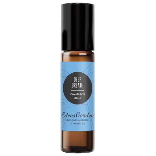 Edens Garden Deep Breath Essential Oil Blend, 100% Pure & Natural Premium Best Recipe Therapeutic Aromatherapy Essential Oil Blends, Pre-Diluted 10 ml Roll-On