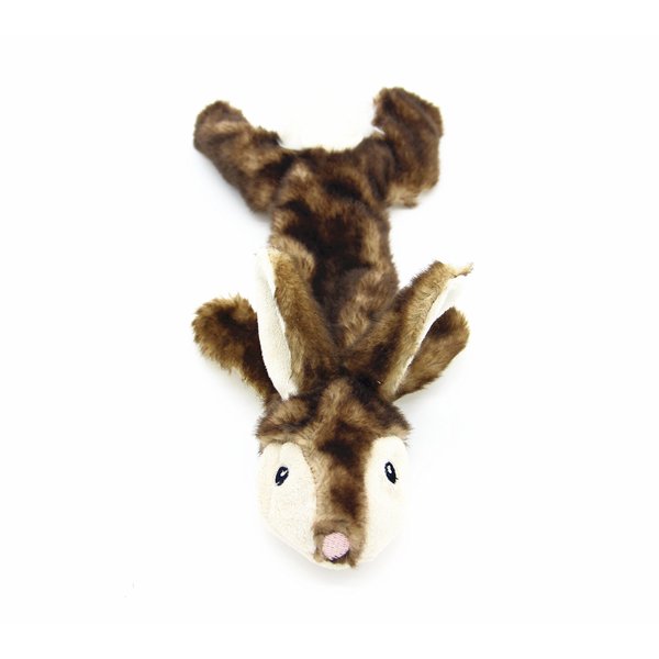 HUMMINGBIRD Plush No-Stuffing Dog Toy Squeak Toy (Dark Skunk)