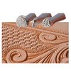 PANSHIYON Leather Stamps,3 Pack Professional Leather Background Stamping Tools for Leather Craft Working