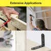 M3.5 Wood Screw Assembly Kit,Drywall Screws,Phillips Drive Flat Head Self Tapping Screw Set,Kitchen Cabinet Drywall Small Screws 300 Pcs,Length 5/8" to 2",Oxide Coated Deck Black or DIY Fasteners.