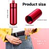 12 Pieces Portable Pill Case First Aid Pill Container Mini Pill Container Waterproof Aluminum Keychain Pill Case Keychain for Medications, Vitamins and Supplements (Colorful)