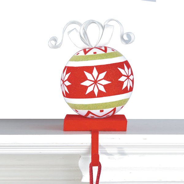 GALLERIE II Nordic Christmas Xmas Ornament Stocking Holder Multi