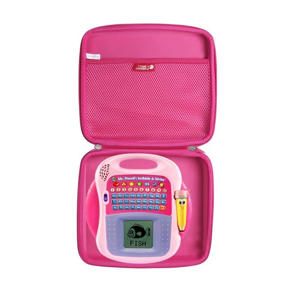 Hermitshell Hard Travel Case for Leapfrog Mr. Pencil's Scribble & Write (Rosy)
