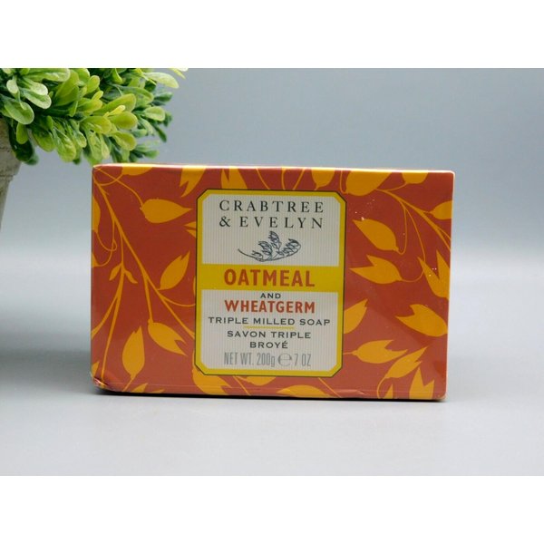 Generic Crabtree Evelyn OATMEAL & WHEATGERM Triple Milled Soap Bar 7 oz, beige
