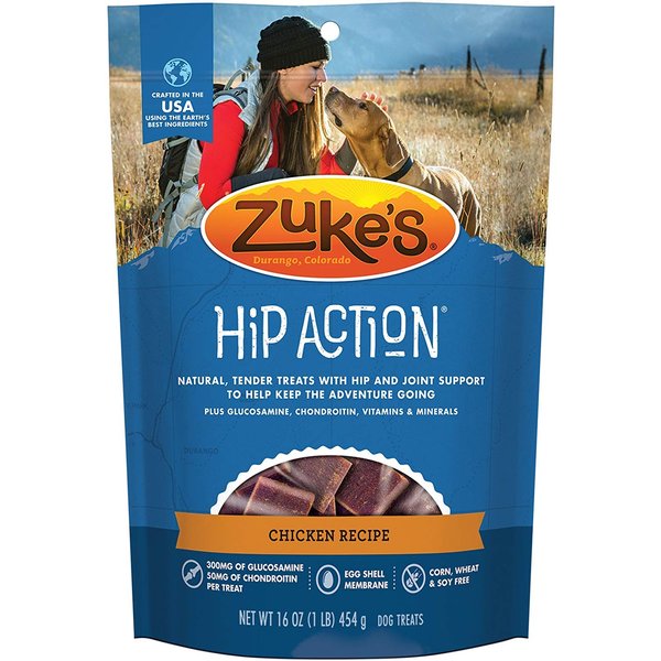 Zuke'S Hip Action Treats Chicken 1lb