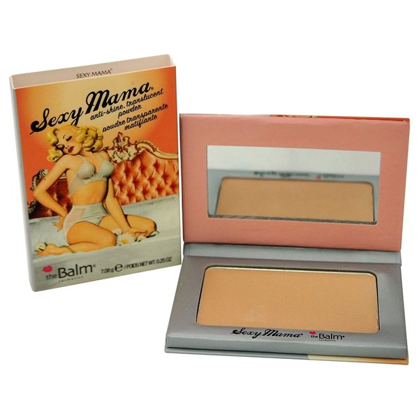 theBalm Sexy Mama Anti-Shine Translucent Powder, Soft & Matte Finish, 0.25 Ounce