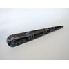 Abalone shell effect marbled acrylic and metal alligator hair claw clip clamp