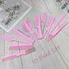 10 Pcs Hair Stylists Professional Styling Comb Set, Combs for Hair Stylist, Coarse Fine Toothed Pick Combs - Hair Styles for Women