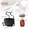 Shaving Brush Set for Men, 3pcs Shaving Set Includes Shaving Brush Shaving Bowl and Razor Stand