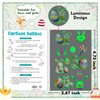 Cerlaza Glow Easter Tattoos for Kids Party Favors, Easter Luminous Temporary Tattoos for Girls Boys Bunny Decorations, Easter Egg Tattoo Stickers for Easter Gifts Basket Fillers-10 Sheets