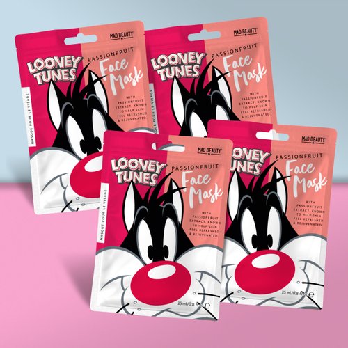 MAD Beauty Looney Tunes Face Mask - Sylvester x 4