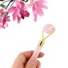 Pink Jade Rose Quartz Face Facial Roller Anti-Aging Roller Premium Authentic Jade Stone Massager GREAT BEAUTY GIFT KT00187