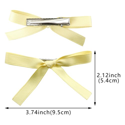 14 Pack Bowknot Hair Clips for Girls Cute Bow Barrettes Alligator Hair Clips Fashion Hairpins Bowknot Styling Hair Accessories for Women Girls Thin and Thick Hair (7 Colors)