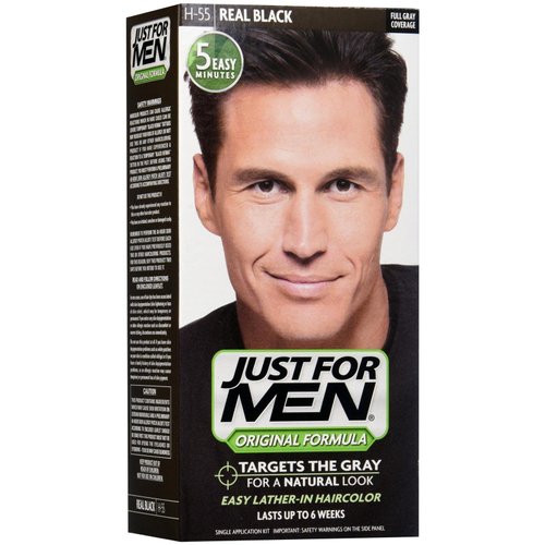 Just For Men Shampoo-In Hair Color - Real Black