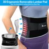 Bracepost Back Brace for Lower Back Pain Relief with 3D Lumbar Pad, Lumbar Support Belt for Men & Women with Biomimetic Widened Back Support Bar, for Herniated Disc, Sciatica, XL(Waist:43.5"-47.5")