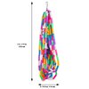 Neeenn Bird Chewing Toys, Colorful Plastic Parrot Chew Toys with Bell, Bird Cage Accessories, Cage Toys for Small to Medium Birds Parakeets Parrots Cockatiels Budgies Lovebirds Conures