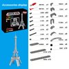 Metal Tower Model Kits for Boys 8-12, 225PCS Mini Eiffel Tower 3D Puzzle Model Kits for Adults DIY Building Toys for Kids,Erector Sets 1:1000 Eiffel Tower Construction Kit Paris Famous Landmark Series