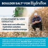 BOULDER SALT - Low Sodium Salt - Unflavored Salt for Cramps, Salt for High Blood Pressure, Salt for POTS Syndrome - Good on Food or in Water. 283 Servings.