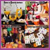 Partywind Glitter Temporary Tattoos for Kids Halloween Party Supplies, 155 Styles Halloween Tricks Games for Trick or Treat Party, Halloween Goodie Bag Stuffers Fillers Toys for Children (15 Sheets)